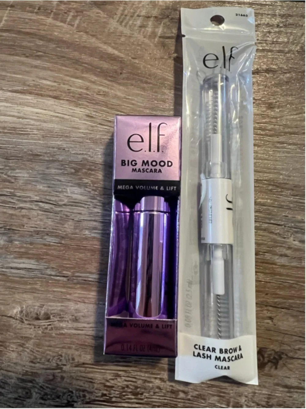 NEW BUNDLE e.l.f. Mascara One Size Purple and White